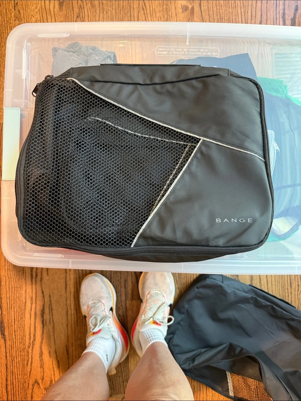 Bange Black Packing Cubes Set - Travel Organizer